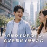 一直單身不是你條件差，而是你用錯了脫單的方式！